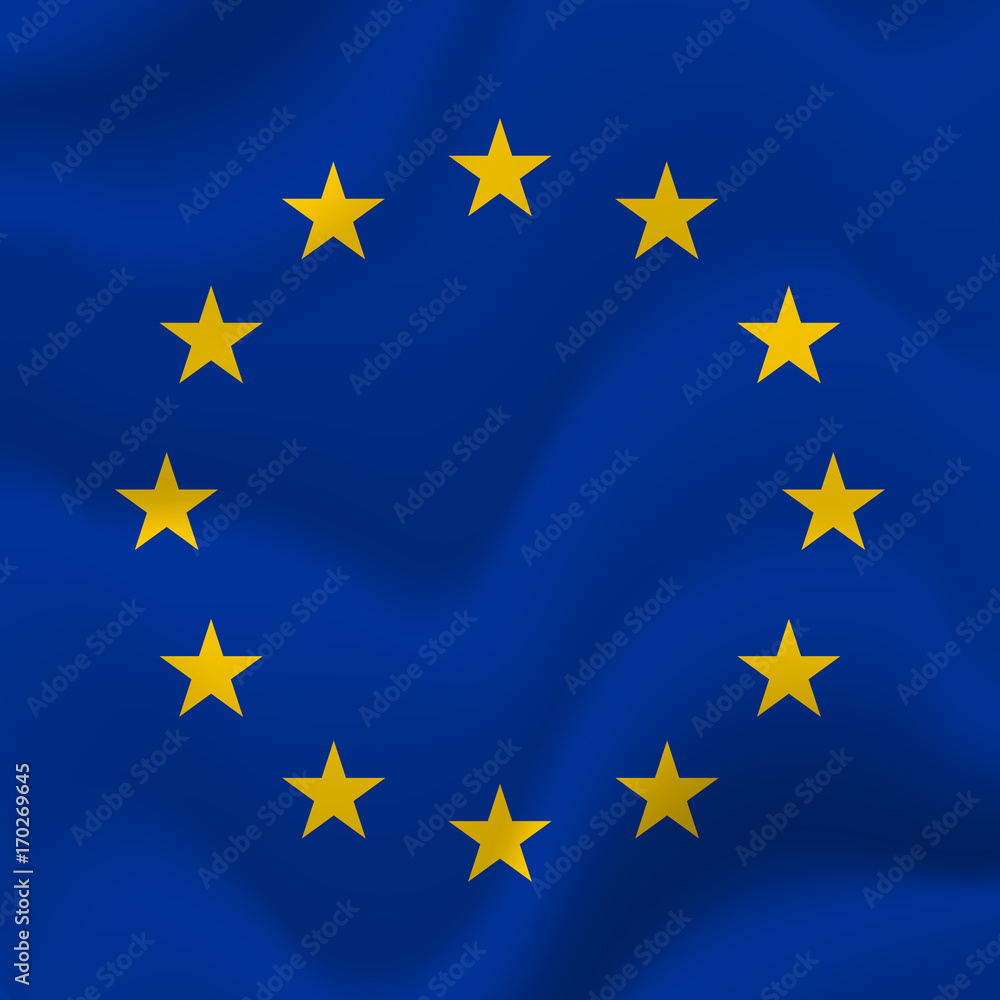 Europe flag background. Vector illustration. Europe flag background. Vector illustration.