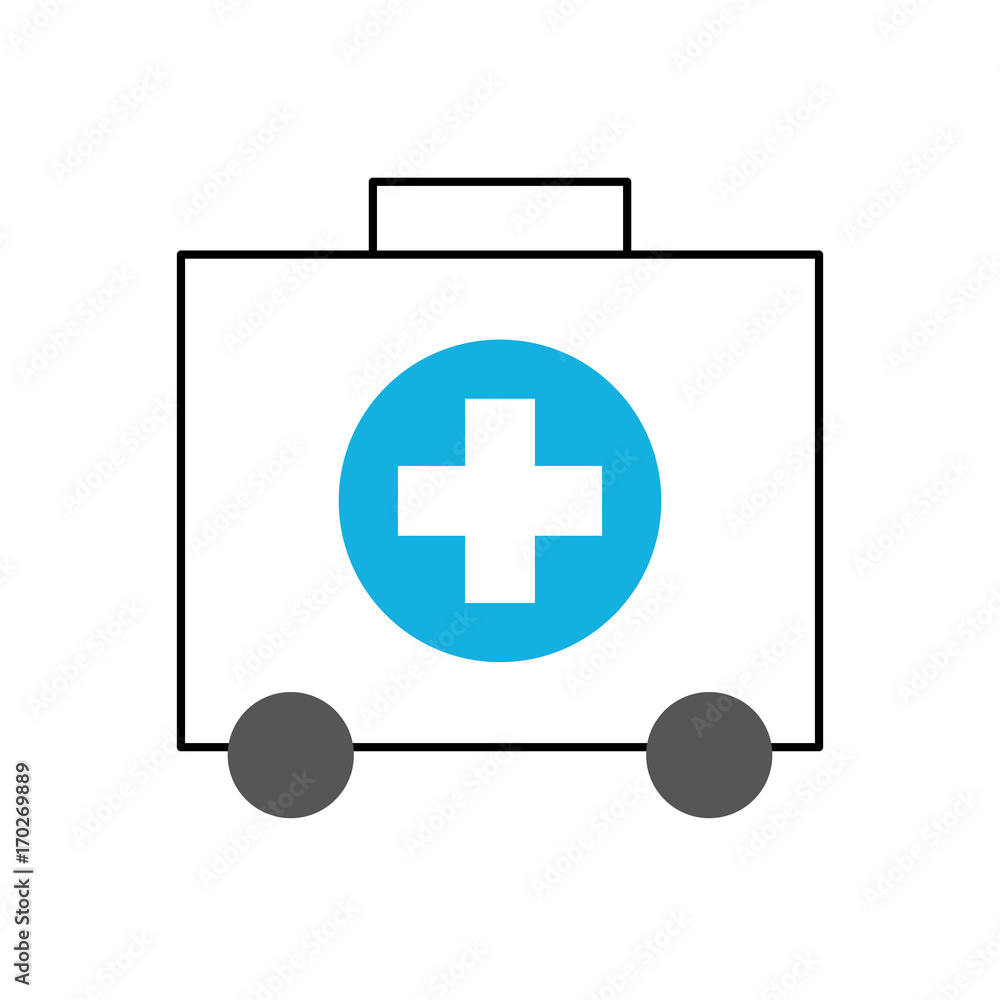 first aid kit health help and medical diagnostics concept vector illustration