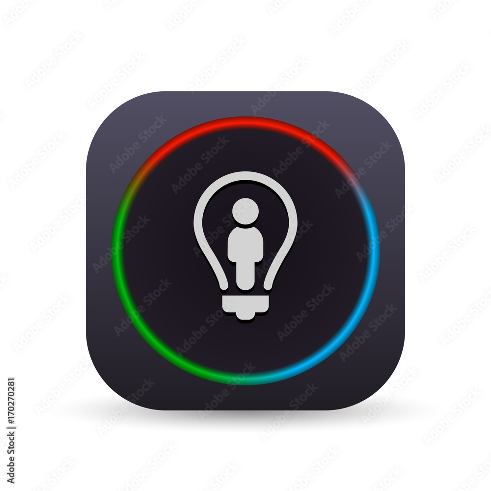 Dark MultiColor Web Button Dark MultiColor Web Button