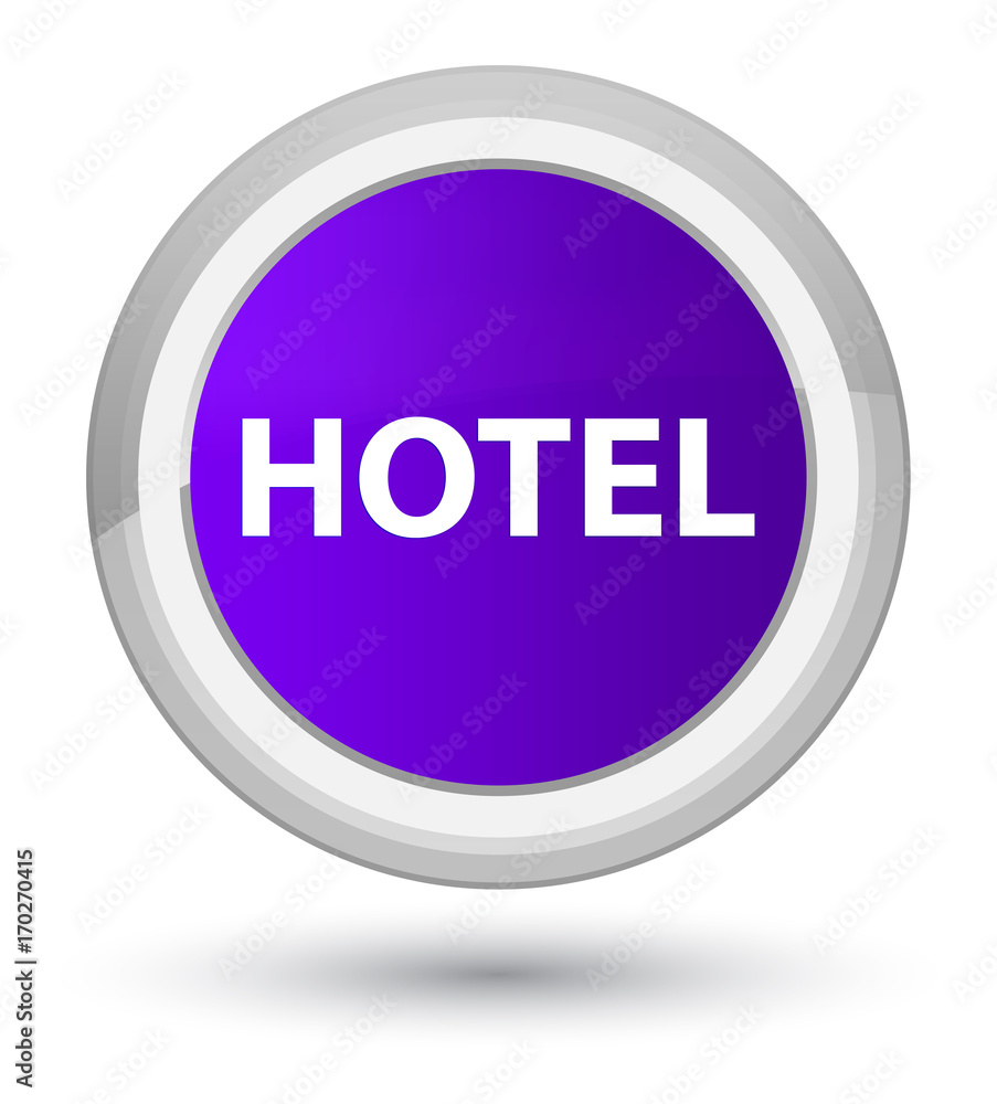 Hotel prime purple round button Hotel prime purple round button