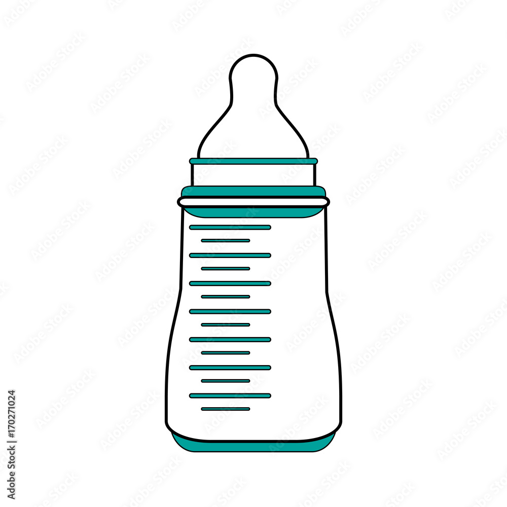 Bottle of baby object and child theme Isolated design Vector illustration Bottle of baby object and child theme Isolated design Vector illustration