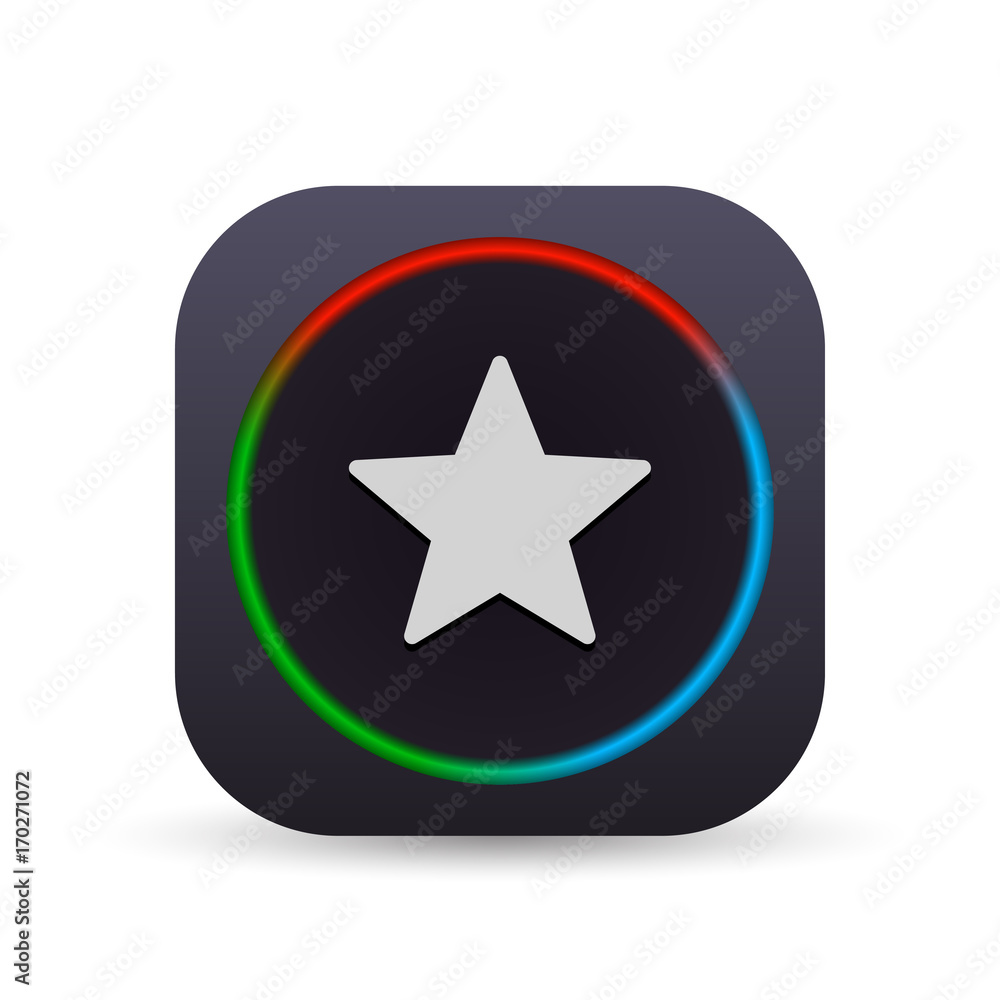 Dark MultiColor Web Button Dark MultiColor Web Button