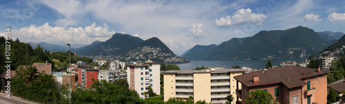Landscape of Lugano lake © alexandre zveiger