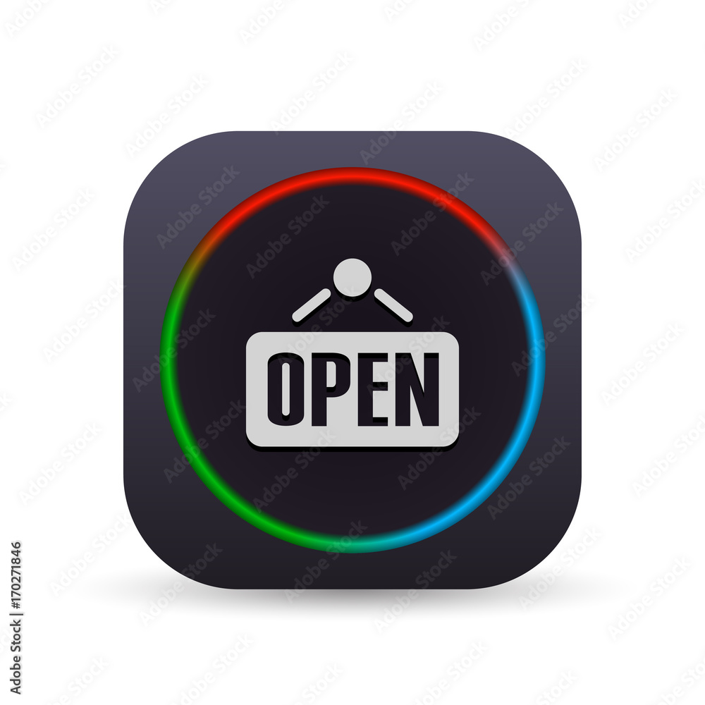 Dark MultiColor Web Button Dark MultiColor Web Button