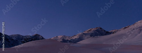 The snowy landscapes at El Colorado, a ski resort in Chile