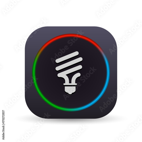 Dark MultiColor Web Button