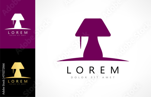 Table lamp logo