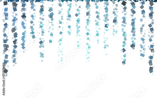 Light BLUE vector Lowpoly Background with copy-space. Used opacity mask. © smaria2015