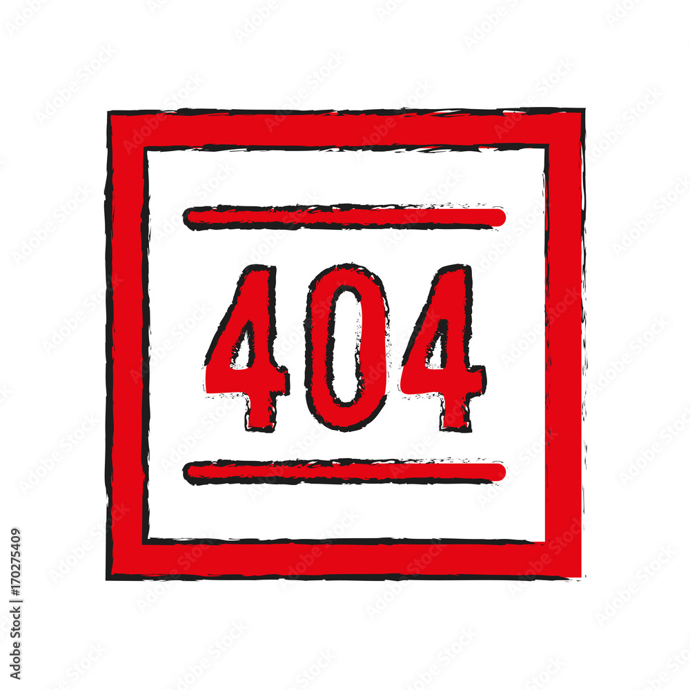 Error 404 not found icon vector illustration graphic design Error 404 not found icon vector illustration graphic design
