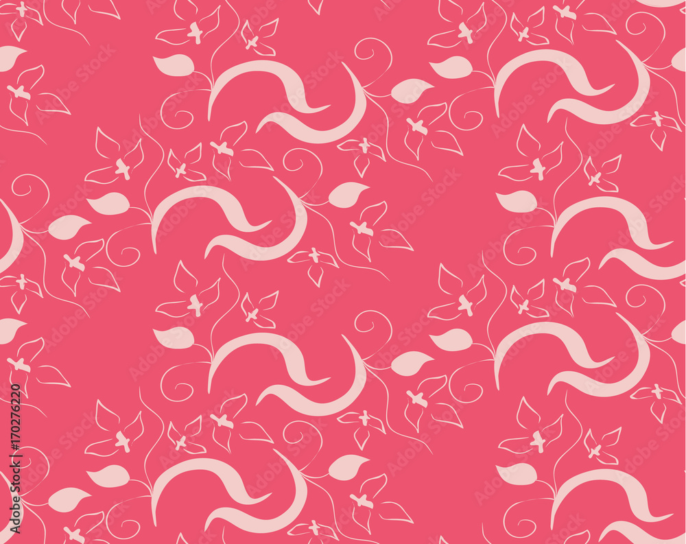 seamless pink floral background seamless pink floral background