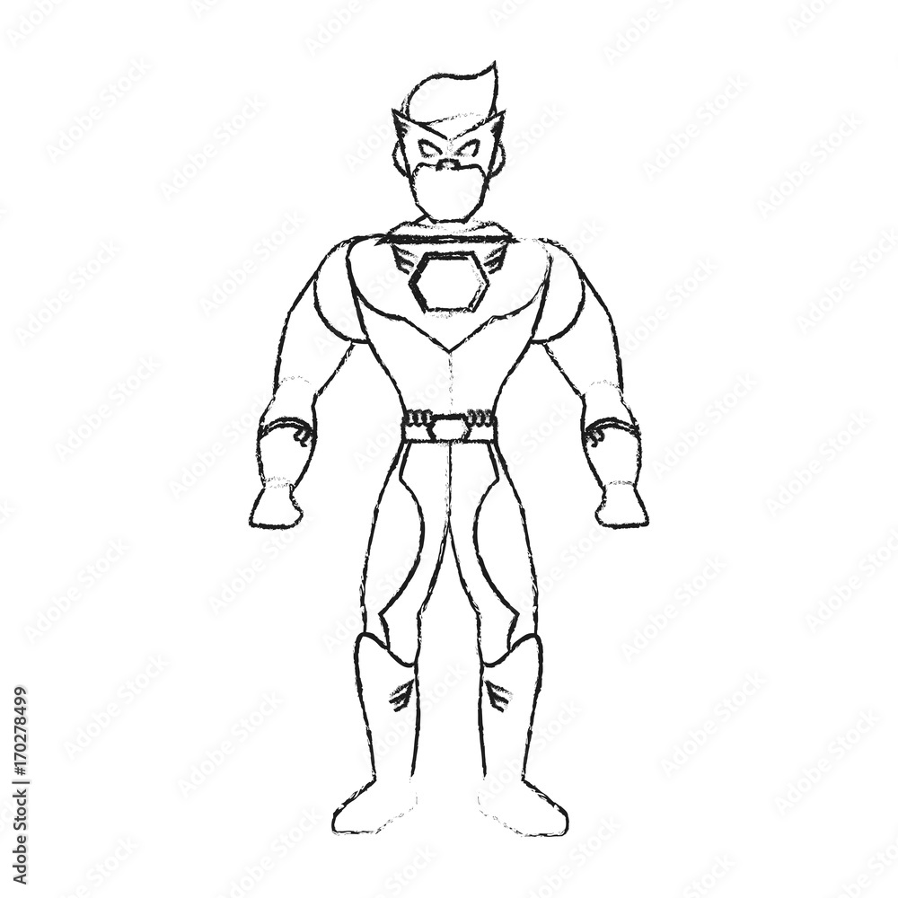 Superhero character cartoon icon vector illustration graphic design Superhero character cartoon icon vector illustration graphic design