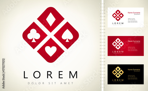 card suit logo