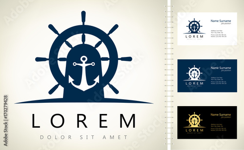 helm and anchor logo