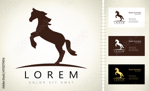 Horse vector logo