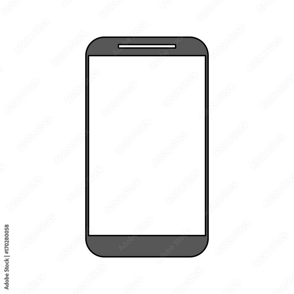 smartphone with blank screen icon image vector illustration design smartphone with blank screen icon image vector illustration design