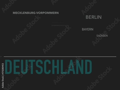 Wort Deutschland mit Synonyme