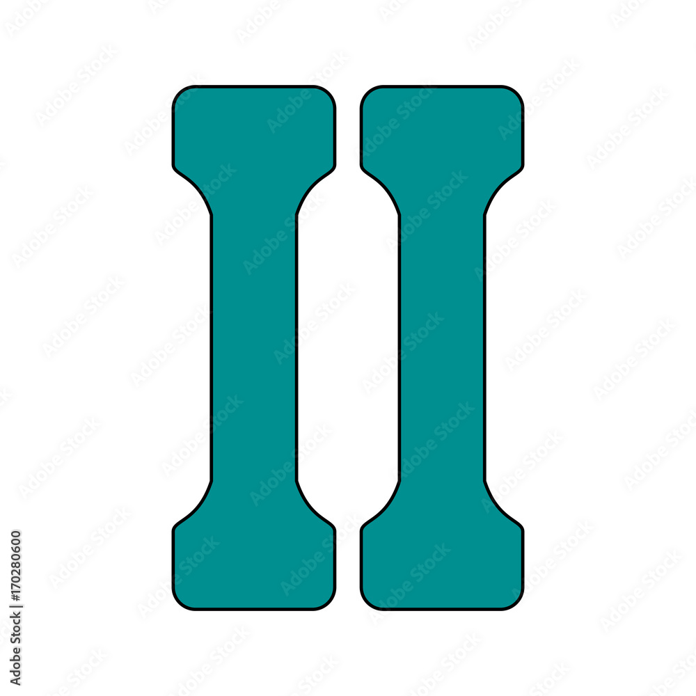 dumbbell fitness related icon image vector illustration design dumbbell fitness related icon image vector illustration design