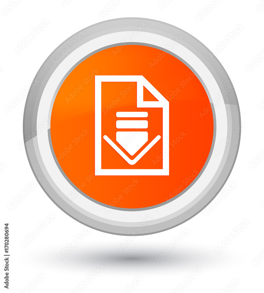 Download document icon prime orange round button Download document icon prime orange round button