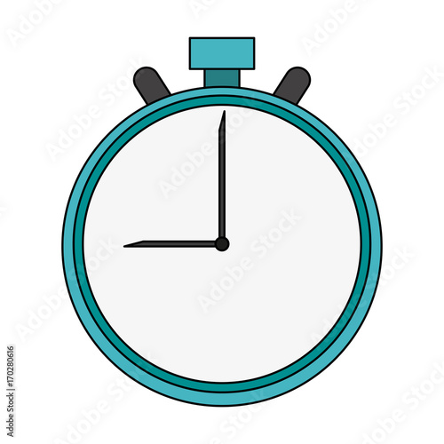analog chronometer icon image vector illustration design 