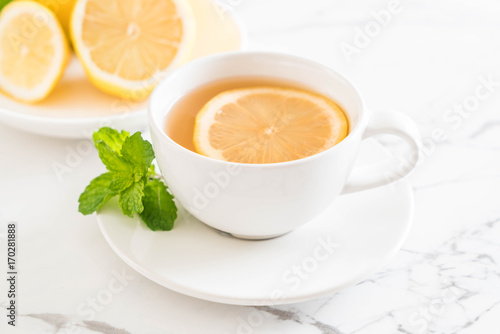 hot lemon tea