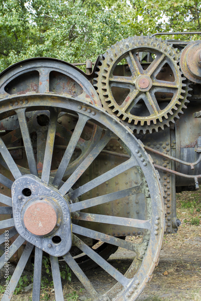 Rusty steam-engine