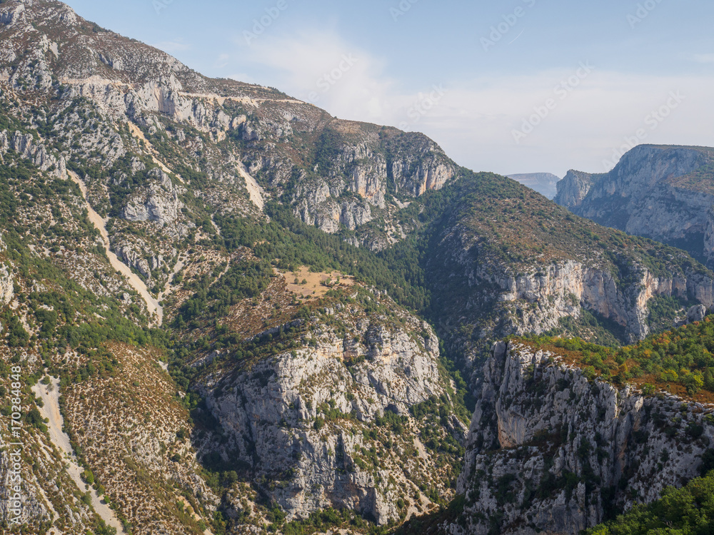 A view of the Gorge du Verdon in France.