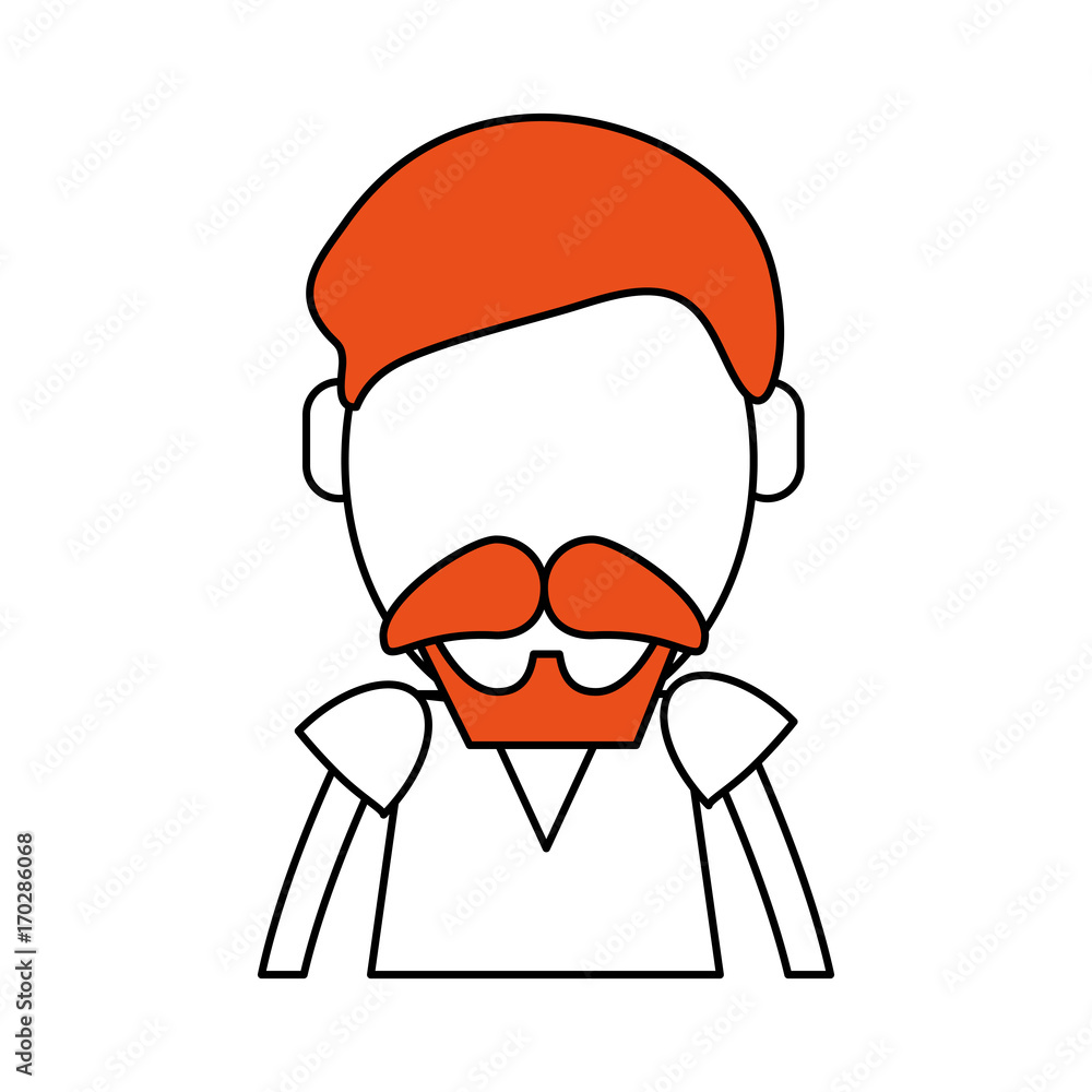 Hipster cute cartoon icon vector illustration graphic design Hipster cute cartoon icon vector illustration graphic design