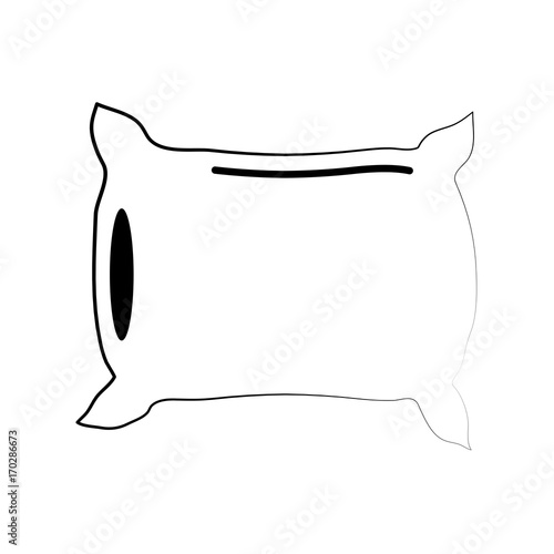 Pillow dream symbol icon vector illustration graphic design