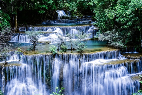 beautiful waterfall and nice nature