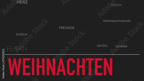 Wort Weihnachten und passende Synonyme