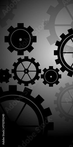 mechanical abstract vector ...