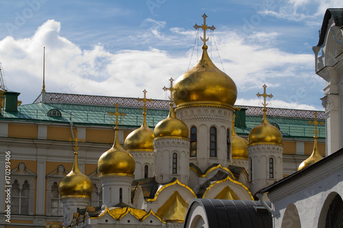 images of the churches in cathedral square inside the kremlin