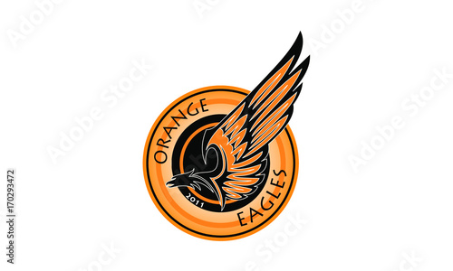 Stemma Sportivo - aquila arancio nera