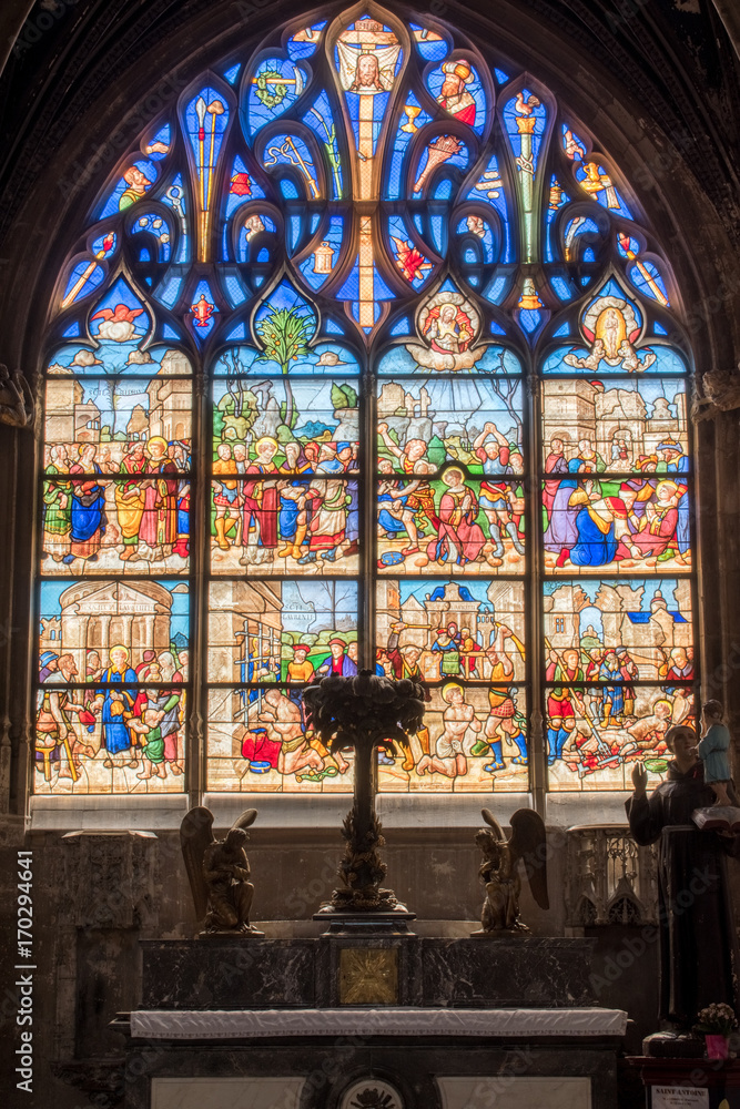 Obraz premium Vitraux cathédrale de Bourges