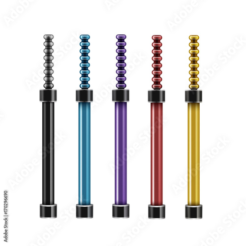 Set of e-hookahs