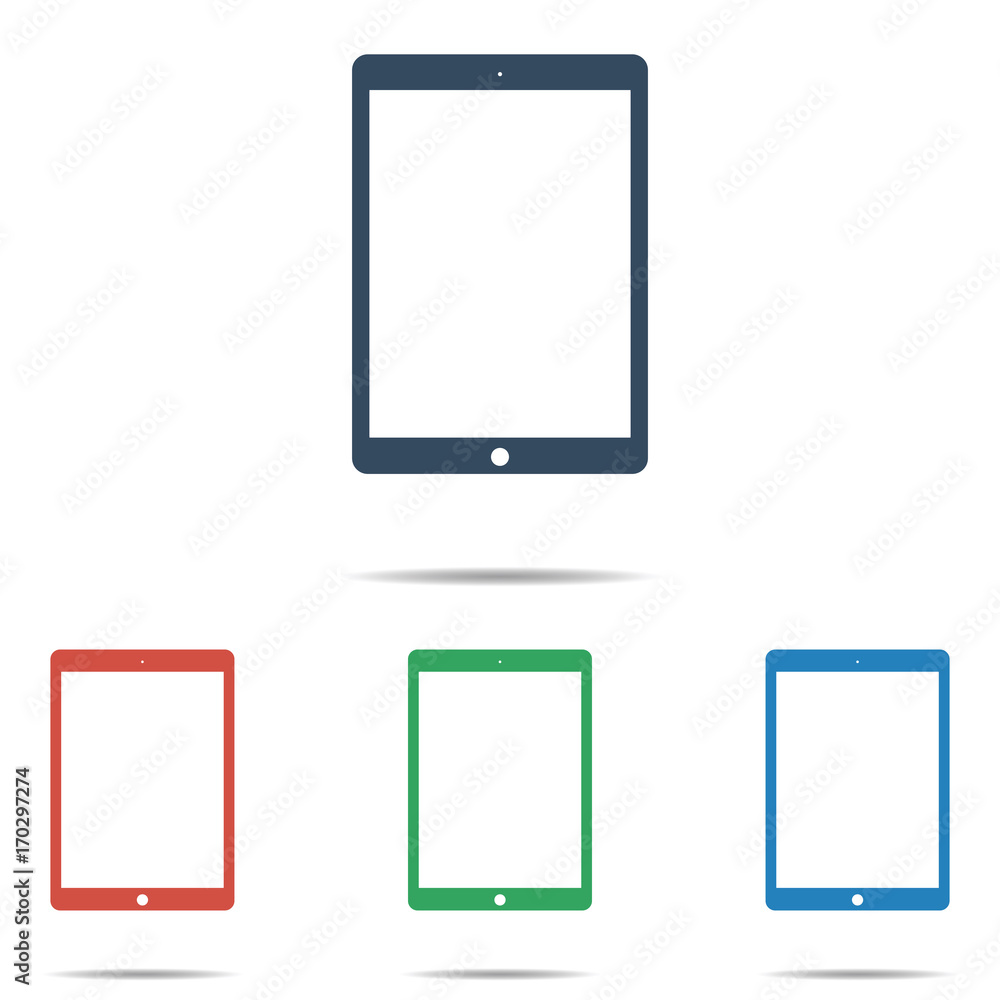 Tablet computer icon set - simple flat design isolated on white background, vector Tablet computer icon set - simple flat design isolated on white background, vector