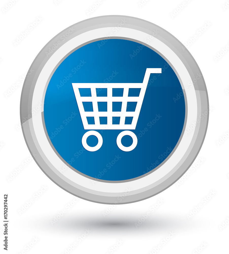 Ecommerce icon prime blue round button Ecommerce icon prime blue round button
