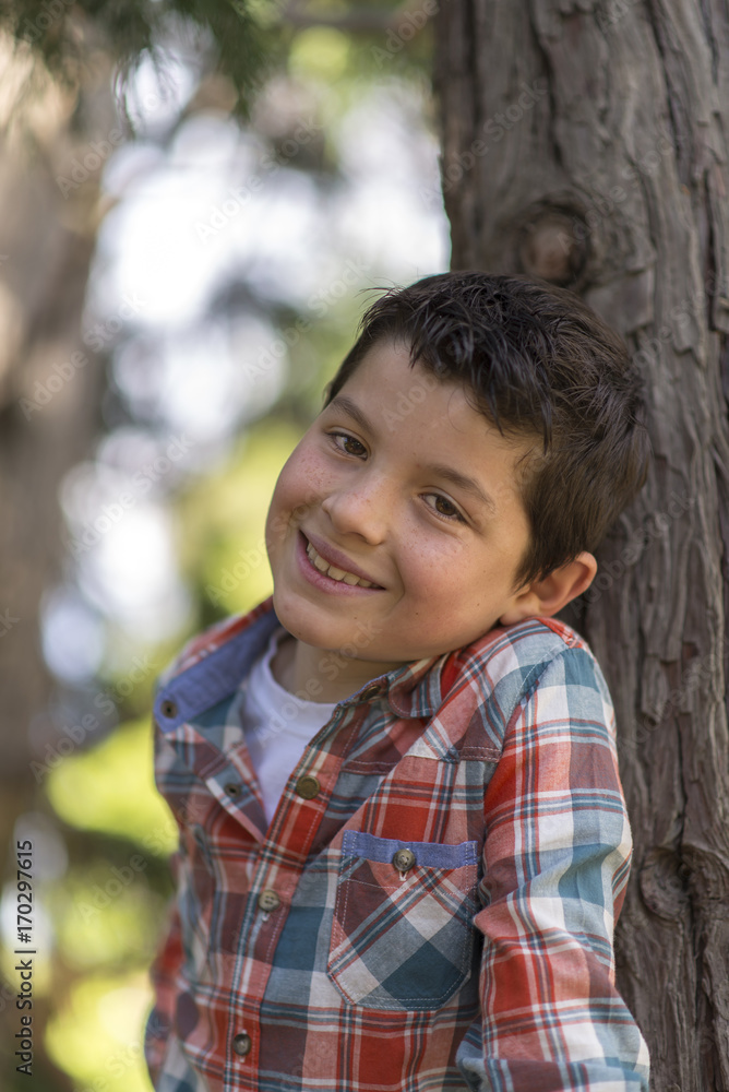portrait of a casual teen boy, outdoors portrait of a casual teen boy, outdoors