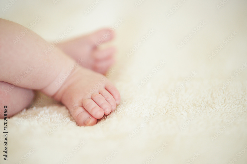 Young baby foot/Young baby foot. Newborn girl Young baby foot/Young baby foot. Newborn girl