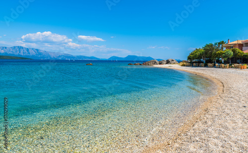 Nikiana beach on the Ionian sea  Lefkada island  Greece.