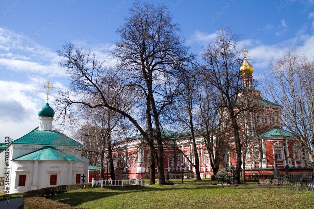 Fototapeta premium monastary of Novodevichy in moscow russia