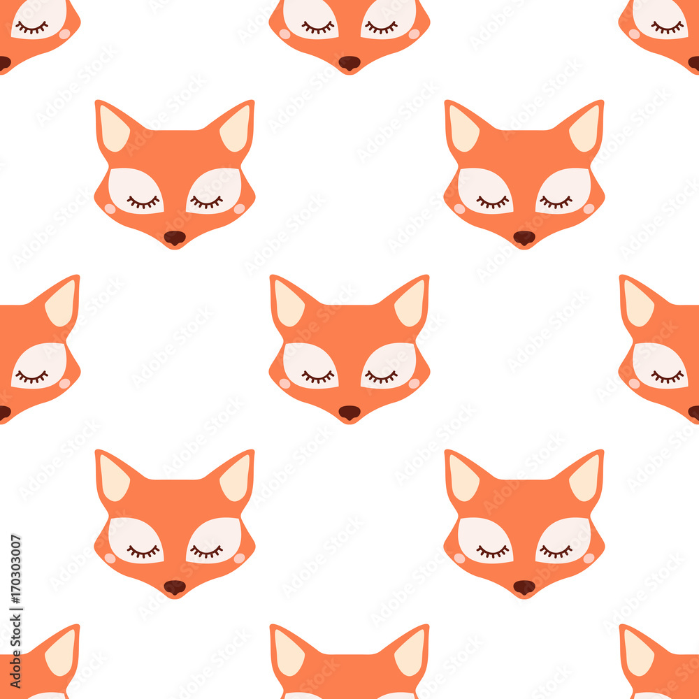 Sleepy fox pattern