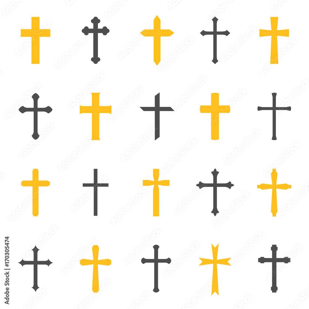 Religious cross symbol
