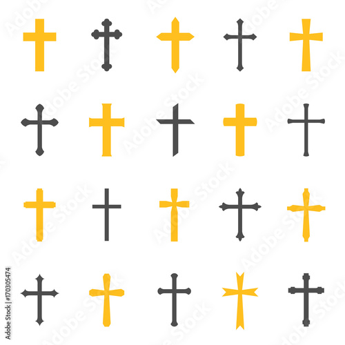 Religious cross symbol