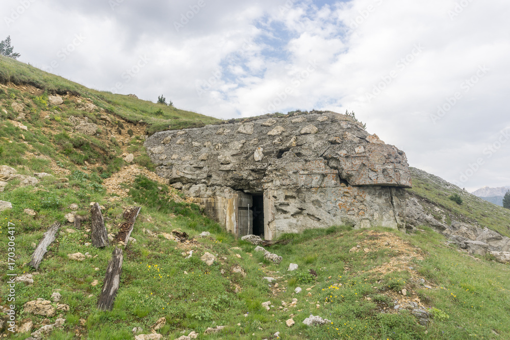 old bunker, France Border