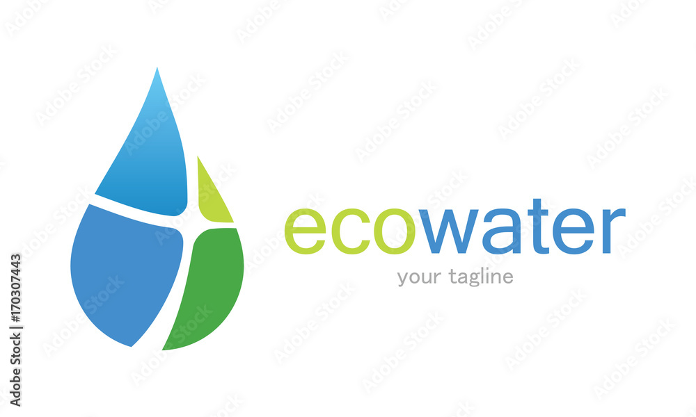 kapitalisme Problemer zebra eco water logo Stock Vector | Adobe Stock