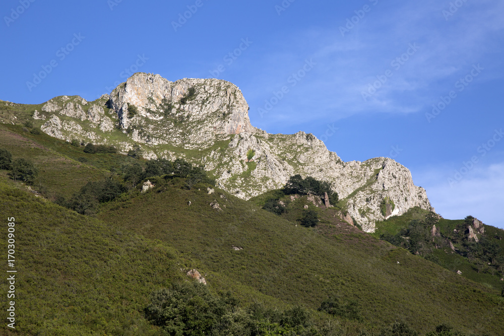 Peak in Picos de Europa Mountain Range outside Labra; Austurias Peak in Picos de Europa Mountain Range outside Labra; Austurias