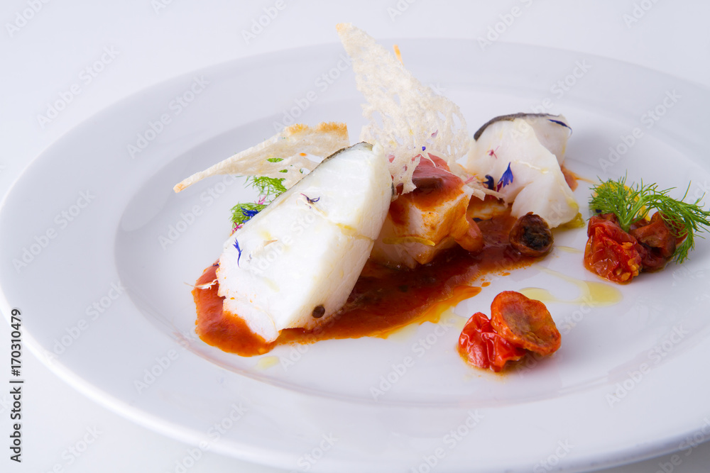 main courses ready in a gourmet restaurant