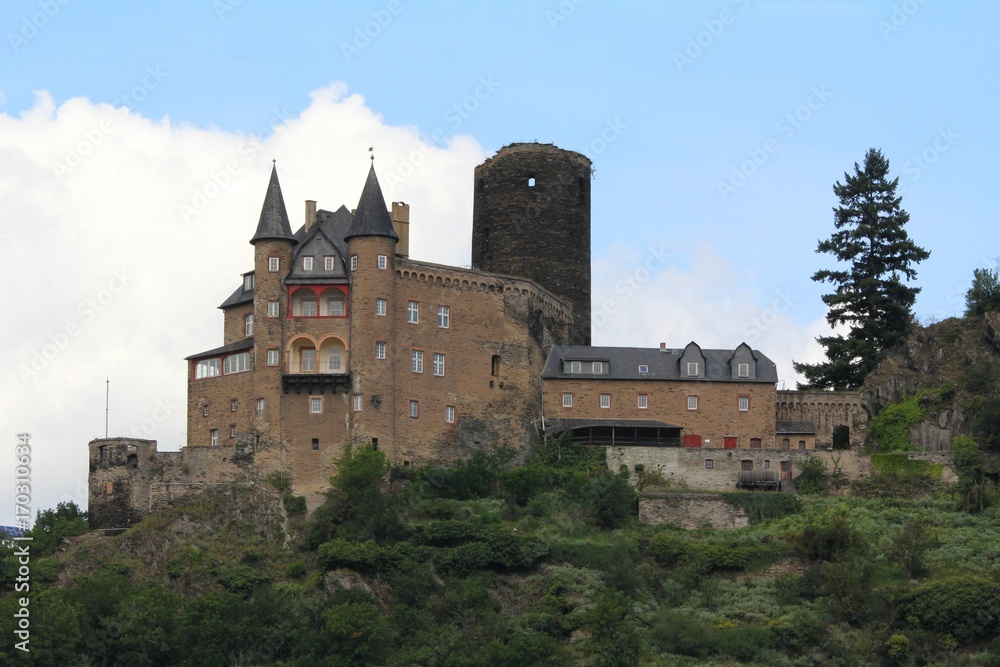 Burg Katz im Mitttelrheintal bei St. Goarshausen