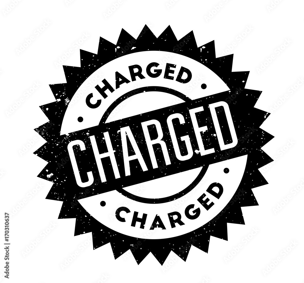 Charged rubber stamp. Grunge design with dust scratches. Effects can be easily removed for a clean, crisp look. Color is easily changed. Charged rubber stamp. Grunge design with dust scratches. Effects can be easily removed for a clean, crisp look. Color is easily changed.